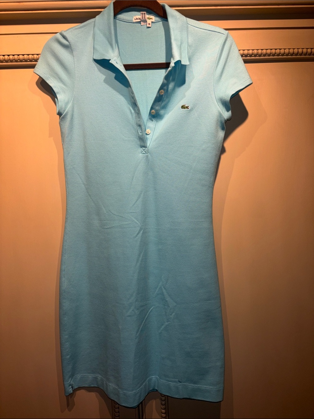 Lacoste Sky Blue Polo Dress